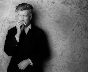 Photo of David Lynch smoking