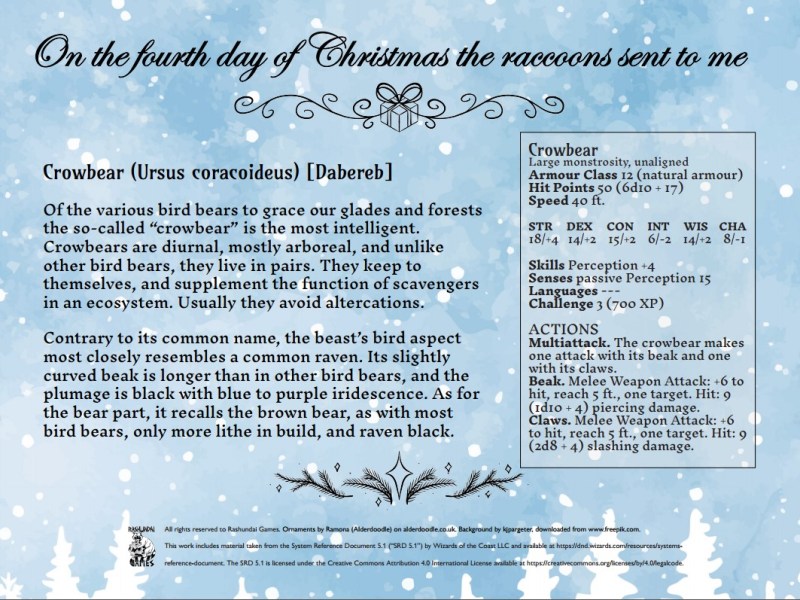 D12 Days of Christmas, day&nbsp;4